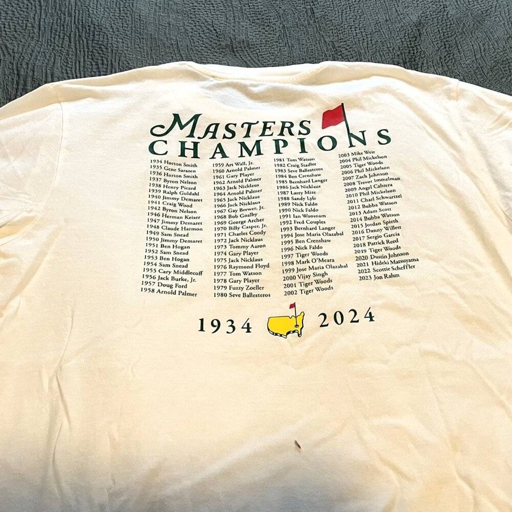 2024 Masters Champions Masters T-Shirt